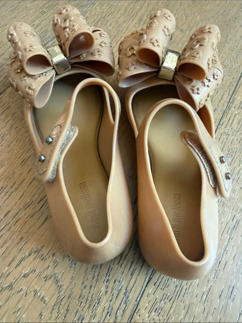 Mini Melissa Ultragirl peep toe Mary Jane’s for little kids
